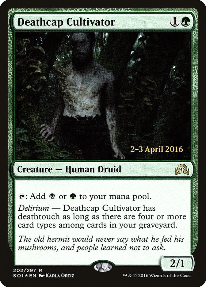 Deathcap Cultivator [Shadows over Innistrad Promos] | Empire Gaming NC