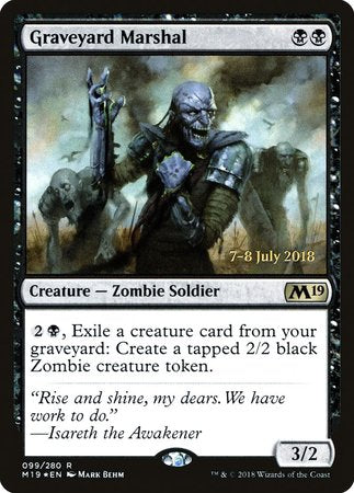 Graveyard Marshal [Core Set 2019 Promos] | Empire Gaming NC