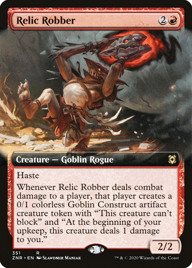 Relic Robber (Extended Art) [Zendikar Rising] | Empire Gaming NC