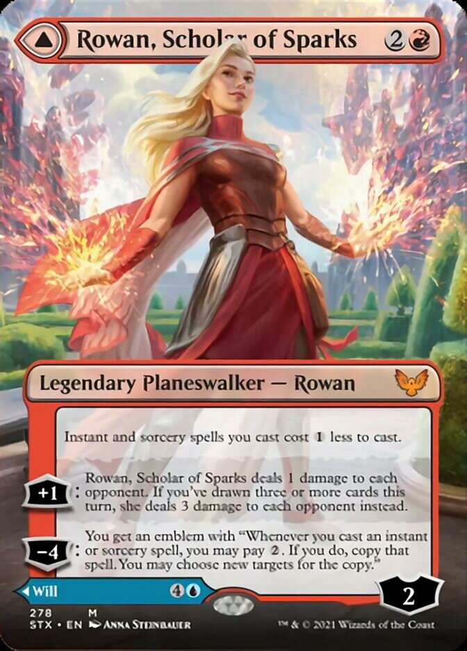 Rowan, Scholar of Sparks // Will, Scholar of Frost (Extended) [Strixhaven: School of Mages] | Empire Gaming NC