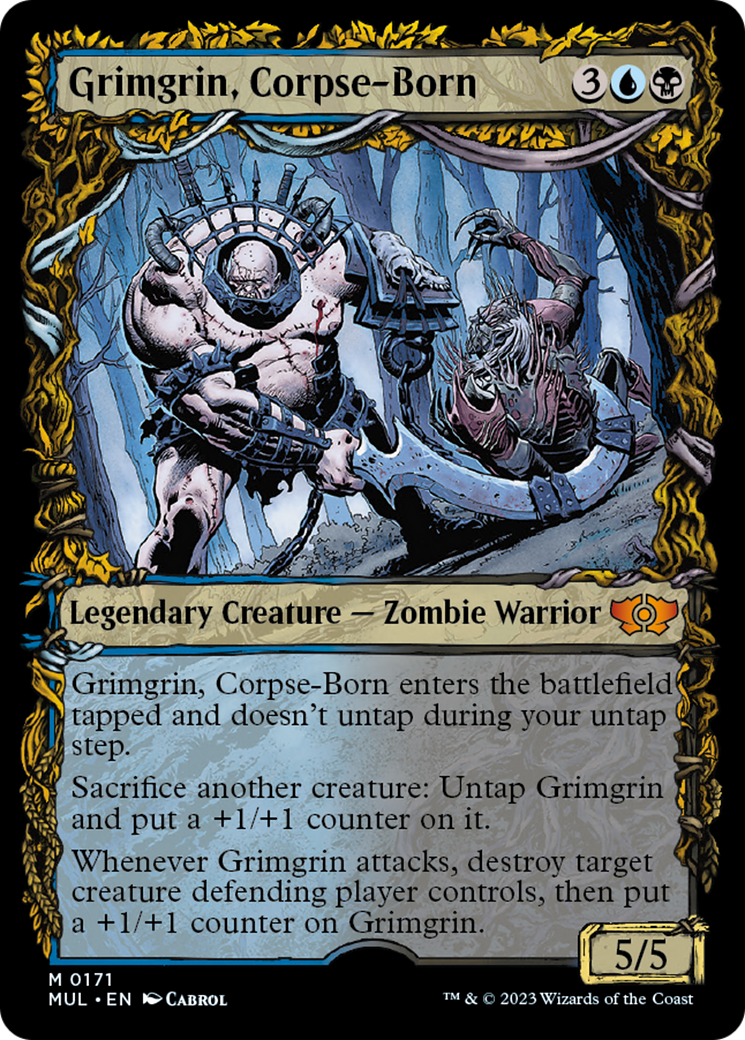 Grimgrin, Corpse-Born (Halo Foil) [Multiverse Legends] | Empire Gaming NC