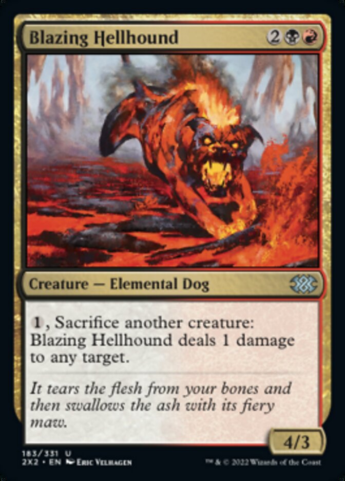 Blazing Hellhound [Double Masters 2022] | Empire Gaming NC