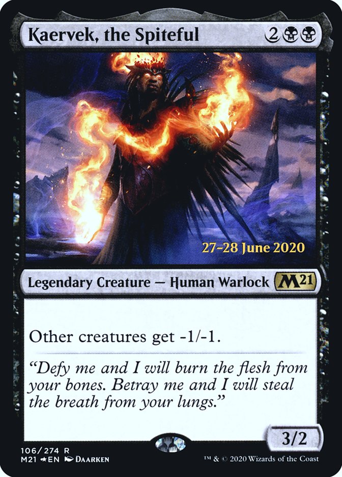 Kaervek, the Spiteful  [Core Set 2021 Prerelease Promos] | Empire Gaming NC