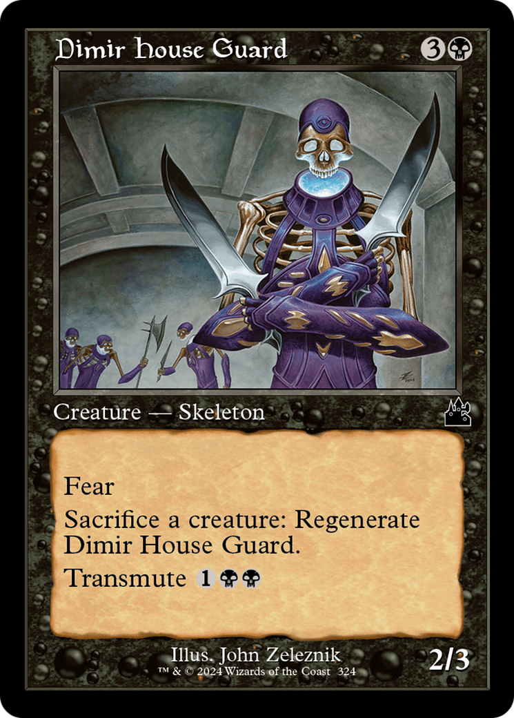 Dimir House Guard (Retro Frame) [Ravnica Remastered] | Empire Gaming NC