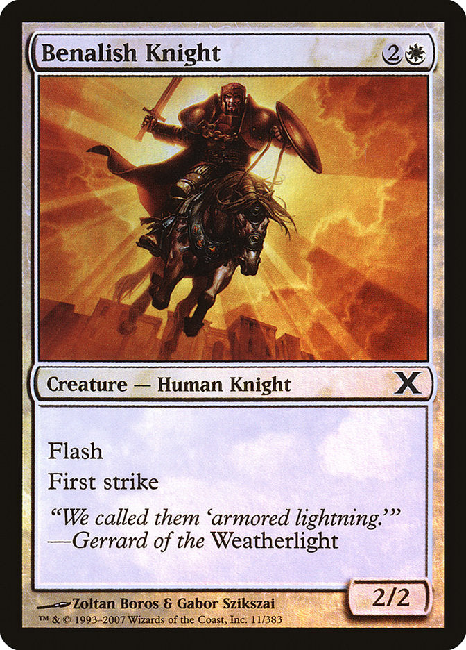 Benalish Knight (Premium Foil) [Tenth Edition] | Empire Gaming NC