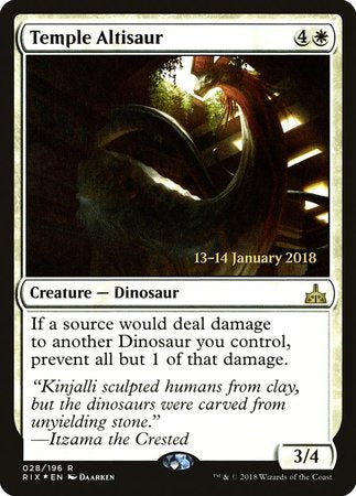 Temple Altisaur [Rivals of Ixalan Promos] | Empire Gaming NC