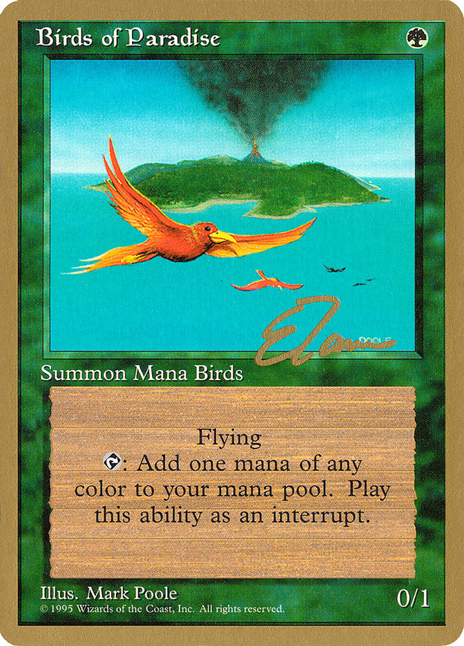 Birds of Paradise (Eric Tam) [Pro Tour Collector Set] | Empire Gaming NC