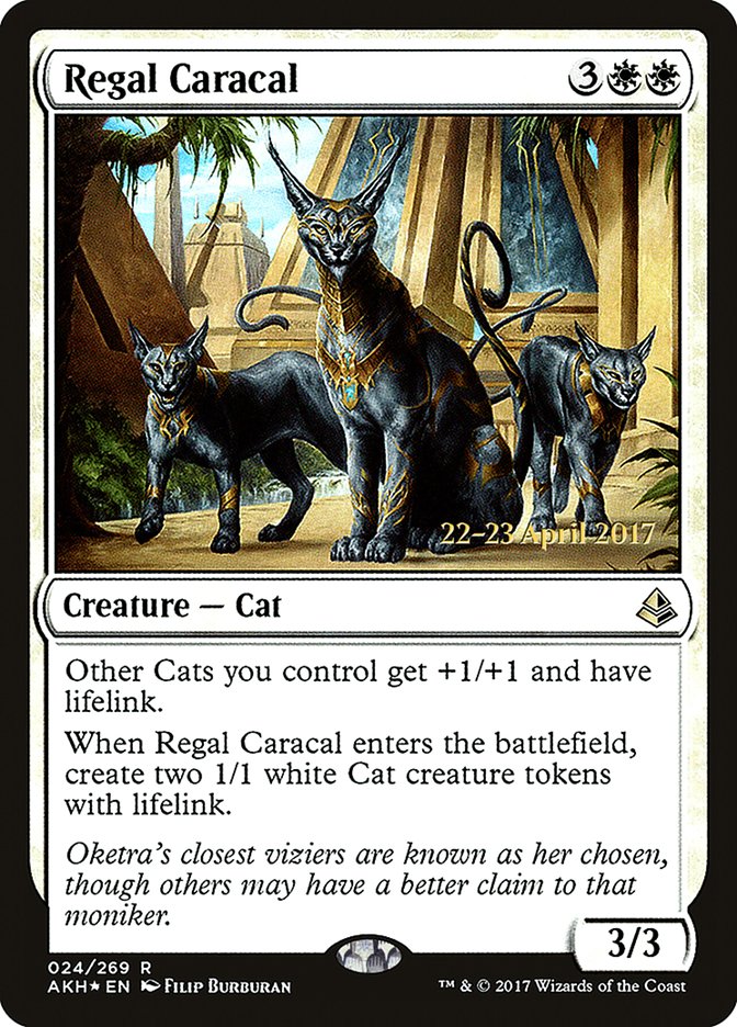 Regal Caracal [Amonkhet Prerelease Promos] | Empire Gaming NC