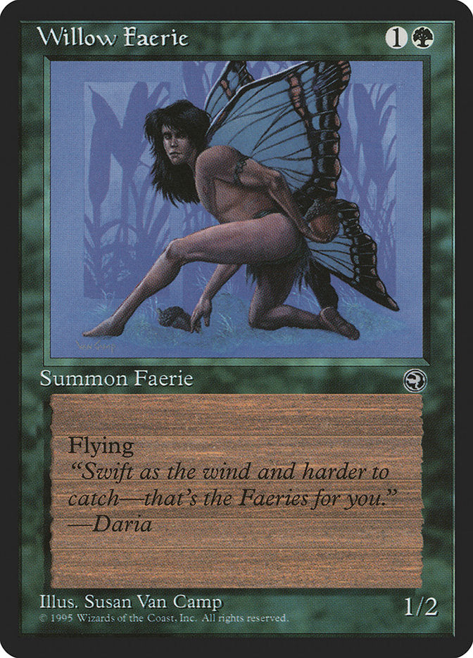 Willow Faerie (Daria Flavor Text) [Homelands] | Empire Gaming NC