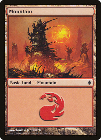 Mountain (172) [New Phyrexia] | Empire Gaming NC