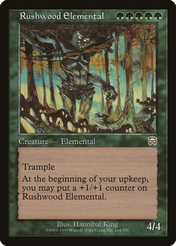 Rushwood Elemental [Mercadian Masques] | Empire Gaming NC