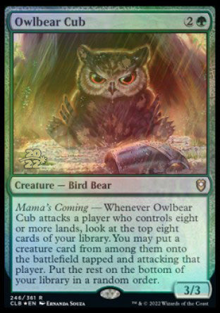 Owlbear Cub [Commander Legends: Battle for Baldur's Gate Prerelease Promos] | Empire Gaming NC