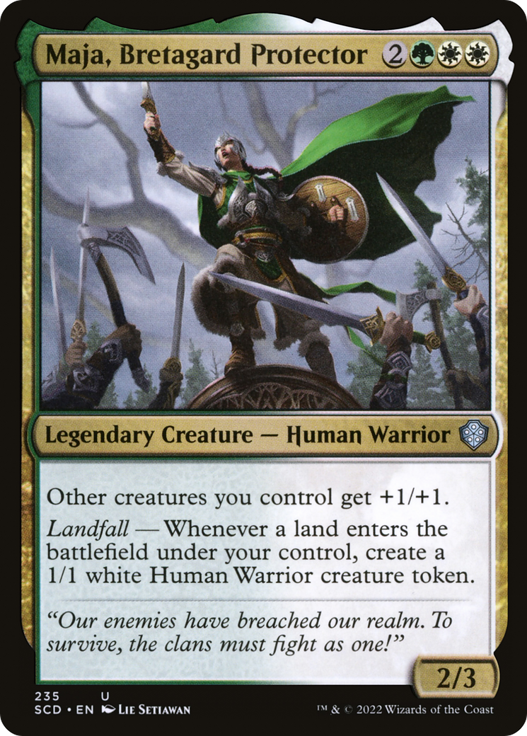 Maja, Bretagard Protector [Starter Commander Decks] | Empire Gaming NC