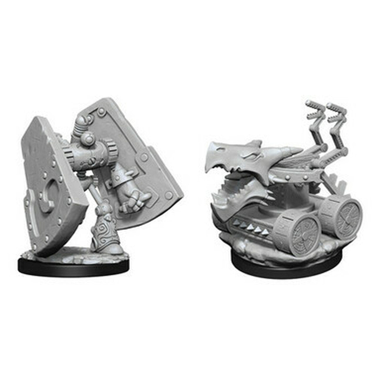 D&D Unpainted Mini - Stone Defender and Oaken Bolter | Empire Gaming NC