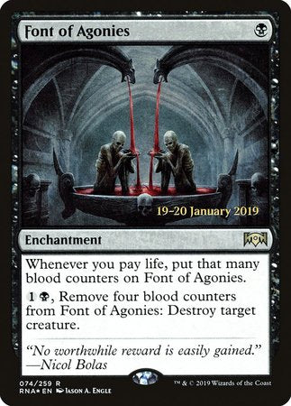 Font of Agonies [Ravnica Allegiance Promos] | Empire Gaming NC