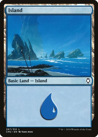 Island (287) [Commander Anthology Volume II] | Empire Gaming NC