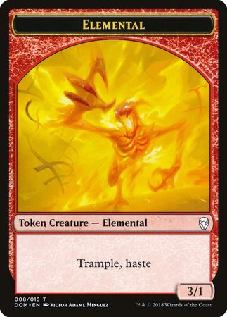 Elemental Token [Dominaria Tokens] | Empire Gaming NC