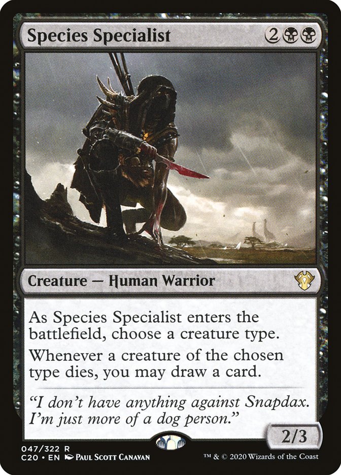 Species Specialist [Commander 2020] | Empire Gaming NC