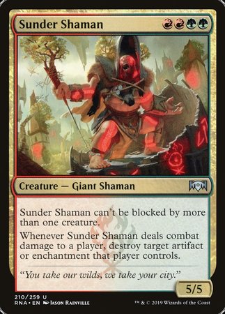 Sunder Shaman [Ravnica Allegiance] | Empire Gaming NC