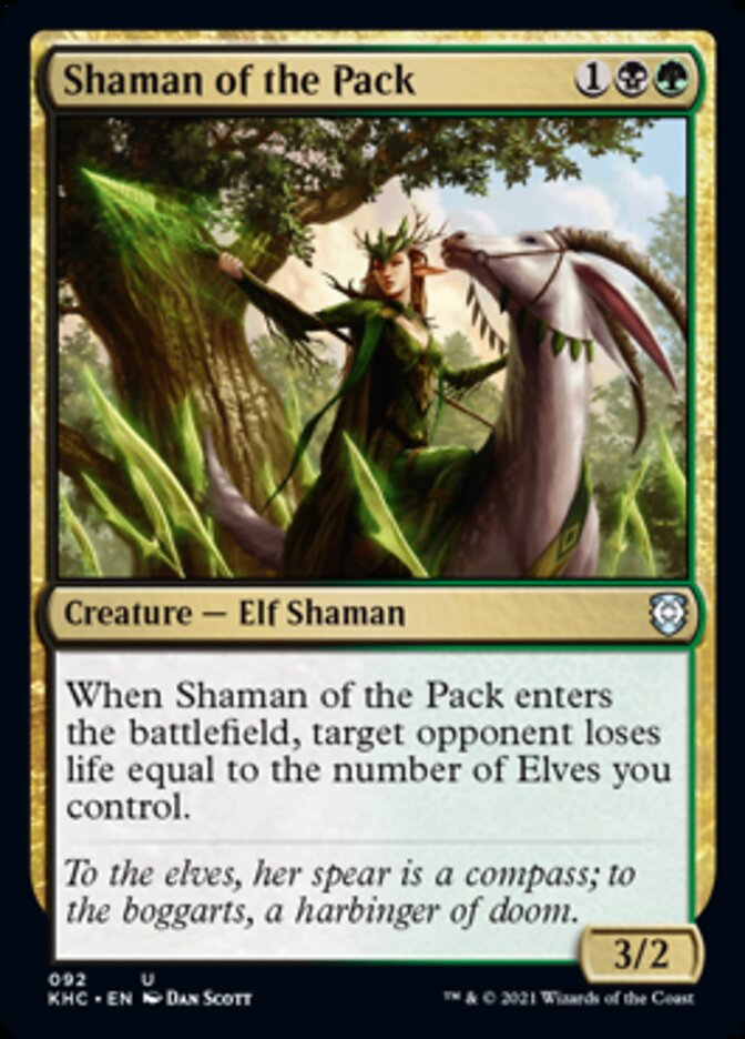 Shaman of the Pack [Kaldheim Commander] | Empire Gaming NC