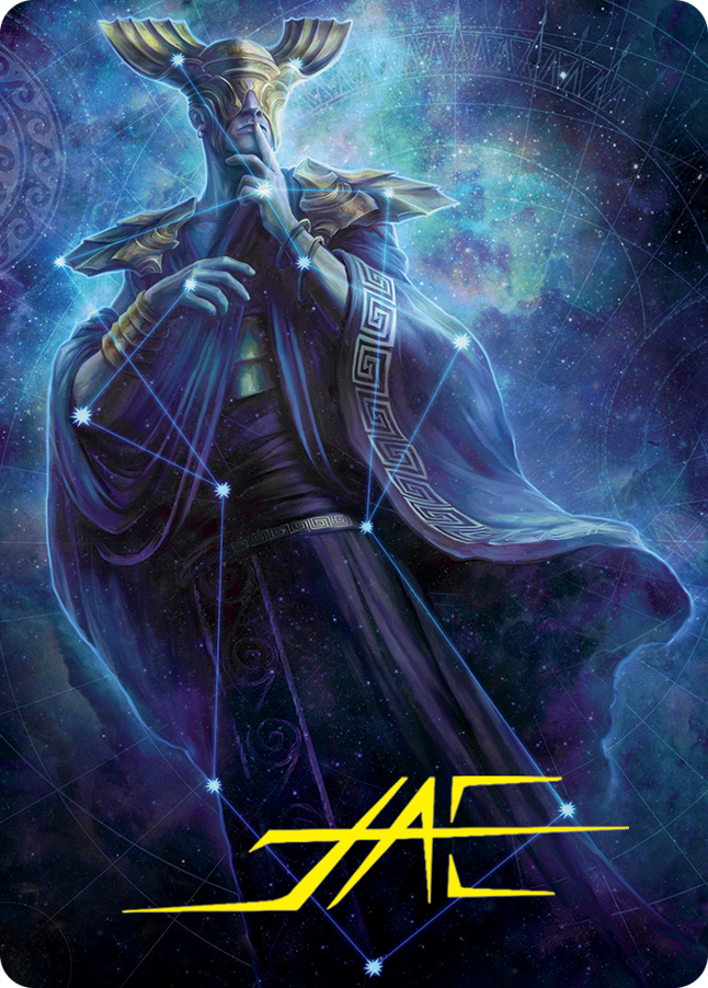 Atris, Oracle of Half-Truths Art Card (Gold-Stamped Signature) [March of the Machine Art Series] | Empire Gaming NC