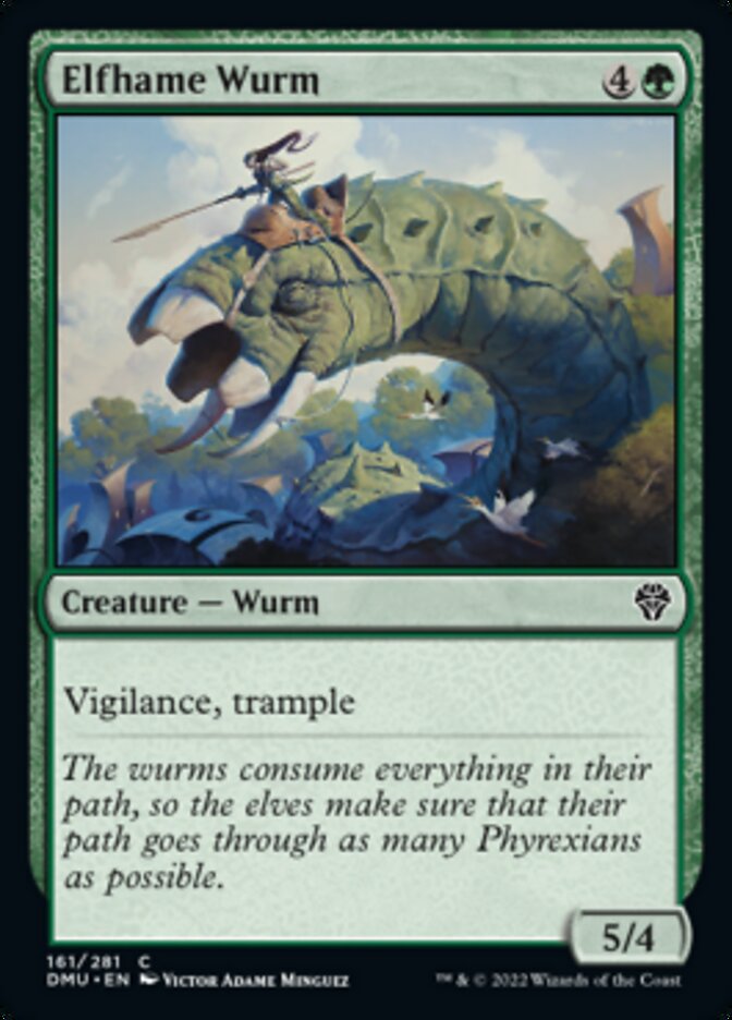 Elfhame Wurm [Dominaria United] | Empire Gaming NC