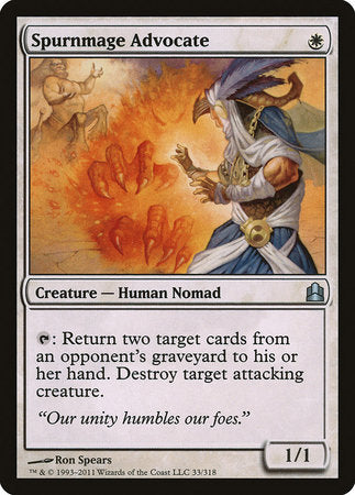 Spurnmage Advocate [Commander 2011] | Empire Gaming NC