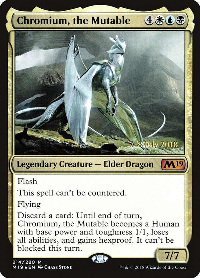 Chromium, the Mutable  [Core Set 2019 Prerelease Promos] | Empire Gaming NC