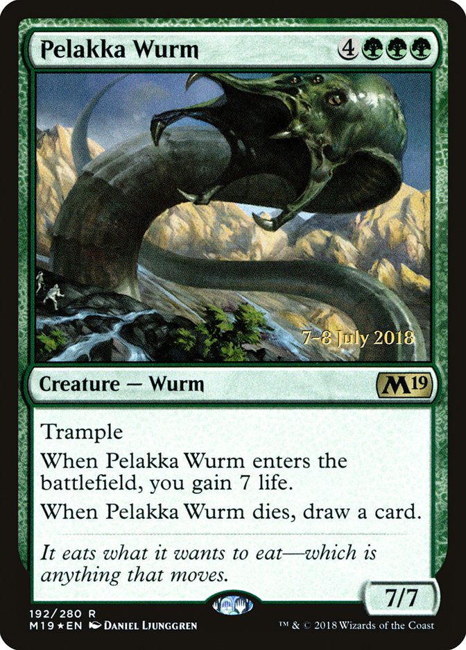 Pelakka Wurm [Core Set 2019 Promos] | Empire Gaming NC