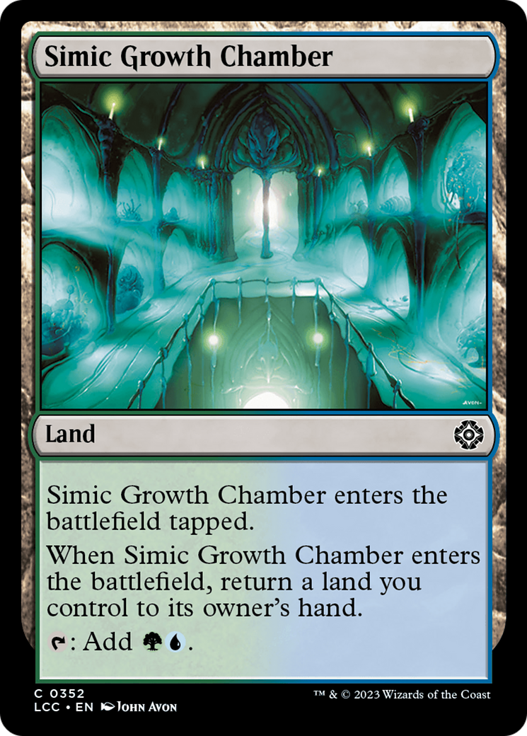 Simic Growth Chamber [The Lost Caverns of Ixalan Commander] | Empire Gaming NC