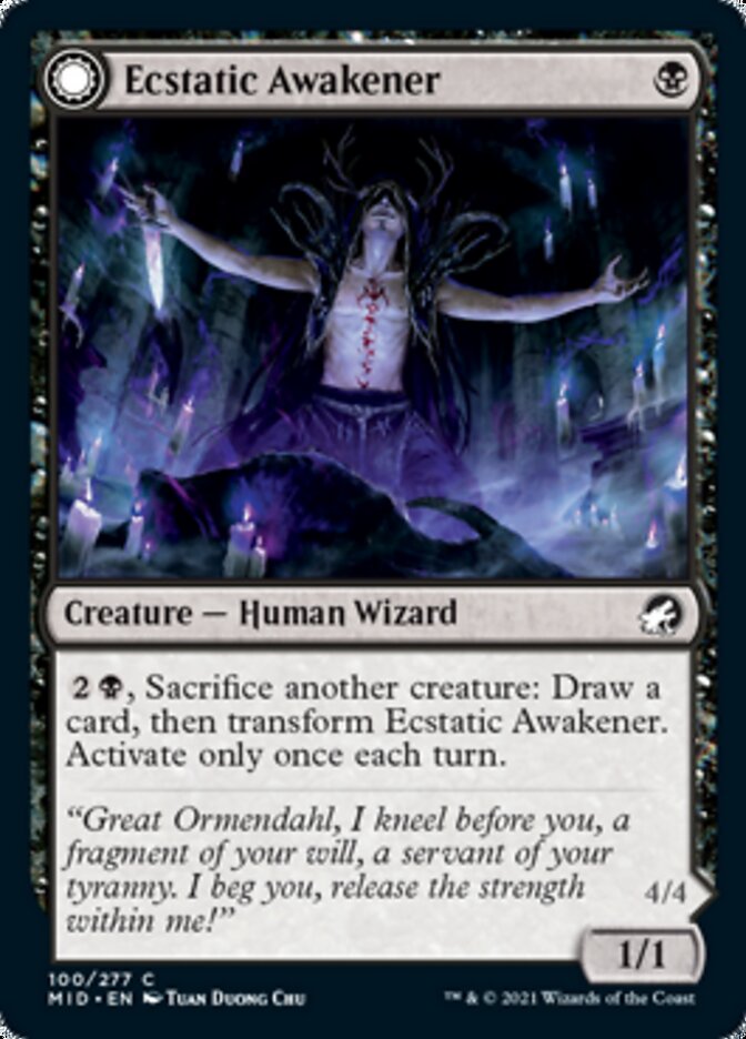 Ecstatic Awakener // Awoken Demon [Innistrad: Midnight Hunt] | Empire Gaming NC