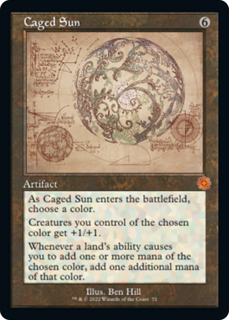 Caged Sun (Retro Schematic) [The Brothers' War Retro Artifacts] | Empire Gaming NC