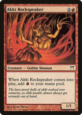 Akki Rockspeaker [Champions of Kamigawa] | Empire Gaming NC