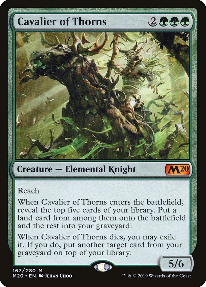 Cavalier of Thorns [Core Set 2020] | Empire Gaming NC