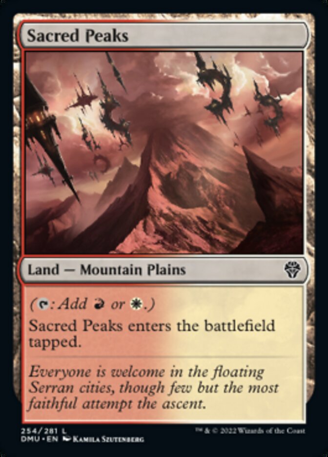 Sacred Peaks [Dominaria United] | Empire Gaming NC