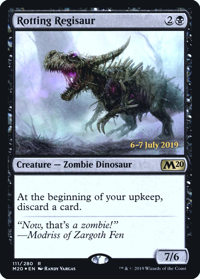 Rotting Regisaur  [Core Set 2020 Prerelease Promos] | Empire Gaming NC