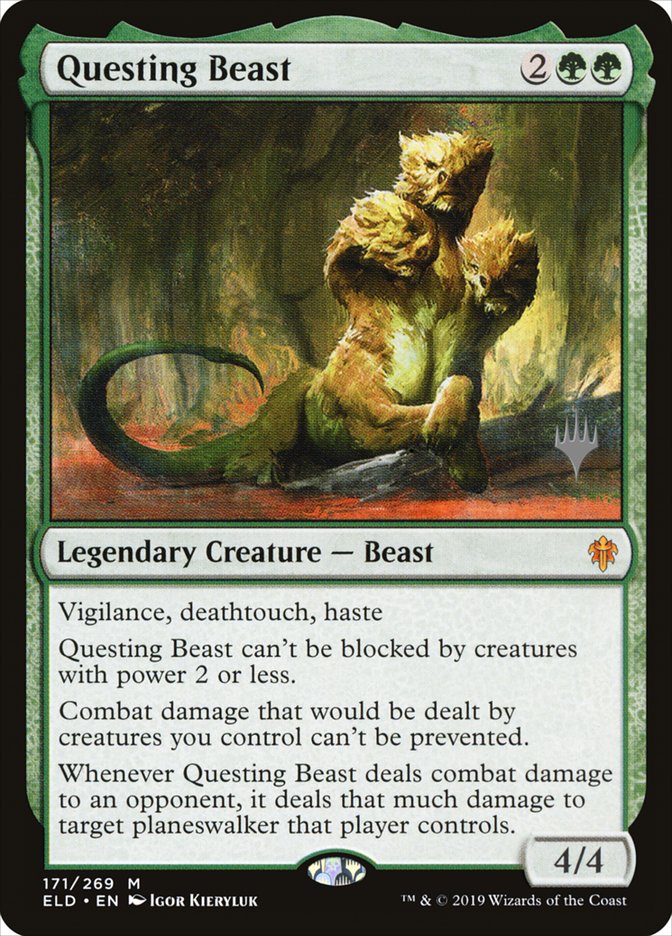 Questing Beast (Promo Pack) [Throne of Eldraine Promos] | Empire Gaming NC