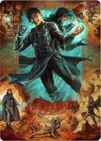 Jace, Mirror Mage 2 Art Card [Zendikar Rising Art Series] | Empire Gaming NC