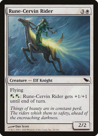 Rune-Cervin Rider [Shadowmoor] | Empire Gaming NC