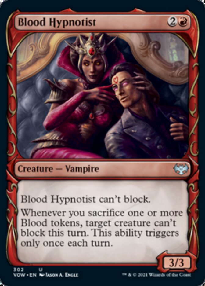 Blood Hypnotist (Showcase Fang Frame) [Innistrad: Crimson Vow] | Empire Gaming NC