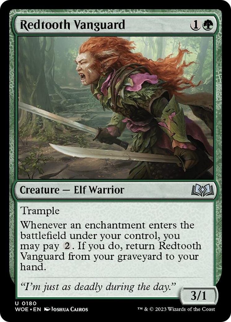 Redtooth Vanguard [Wilds of Eldraine] | Empire Gaming NC