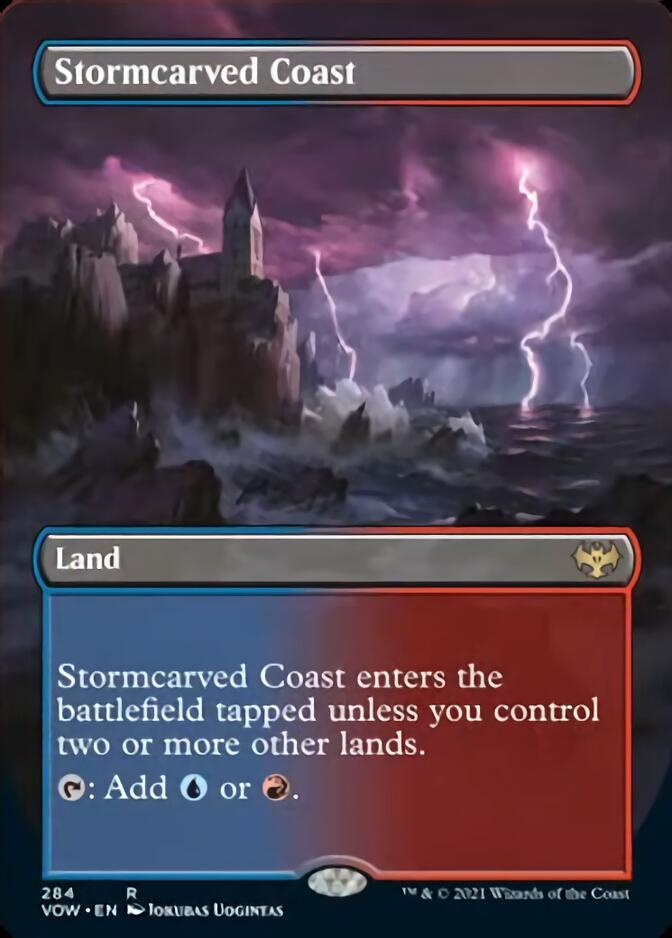 Stormcarved Coast (Borderless) [Innistrad: Crimson Vow] | Empire Gaming NC