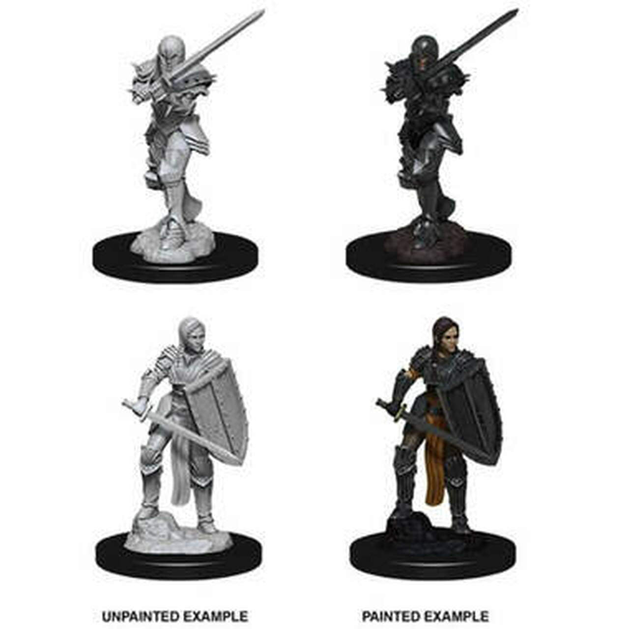 Dungeons & Dragons Nolzur’s Marvelous Miniatures: Female Human Fighter | Empire Gaming NC