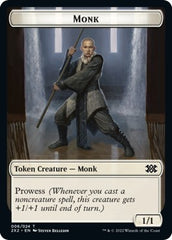 Wrenn and Six Emblem // Monk Double-sided Token [Double Masters 2022 Tokens] | Empire Gaming NC