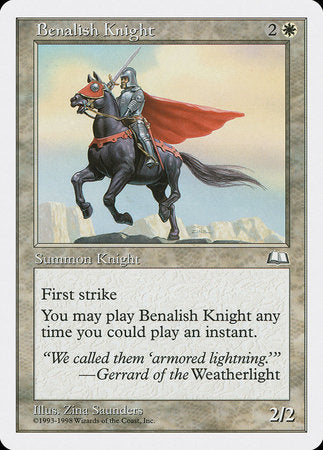 Benalish Knight [Anthologies] | Empire Gaming NC