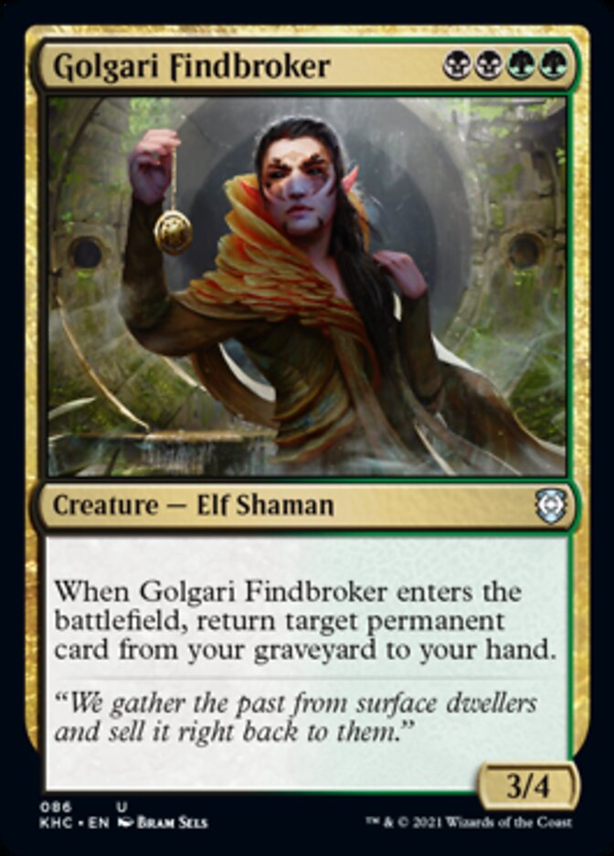 Golgari Findbroker [Kaldheim Commander] | Empire Gaming NC