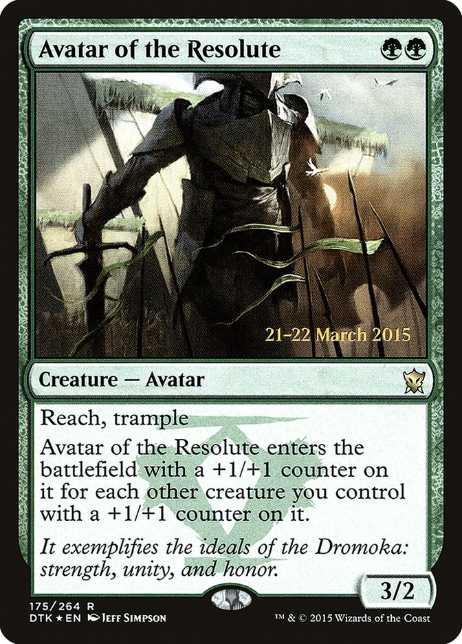 Avatar of the Resolute [Dragons of Tarkir Promos] | Empire Gaming NC