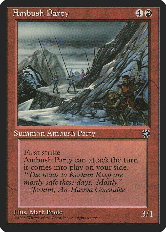 Ambush Party (Joskun Flavor Text) [Homelands] | Empire Gaming NC