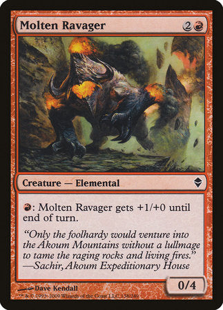 Molten Ravager [Zendikar] | Empire Gaming NC