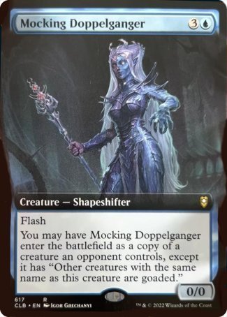 Mocking Doppelganger (Extended Art) [Commander Legends: Battle for Baldur's Gate] | Empire Gaming NC